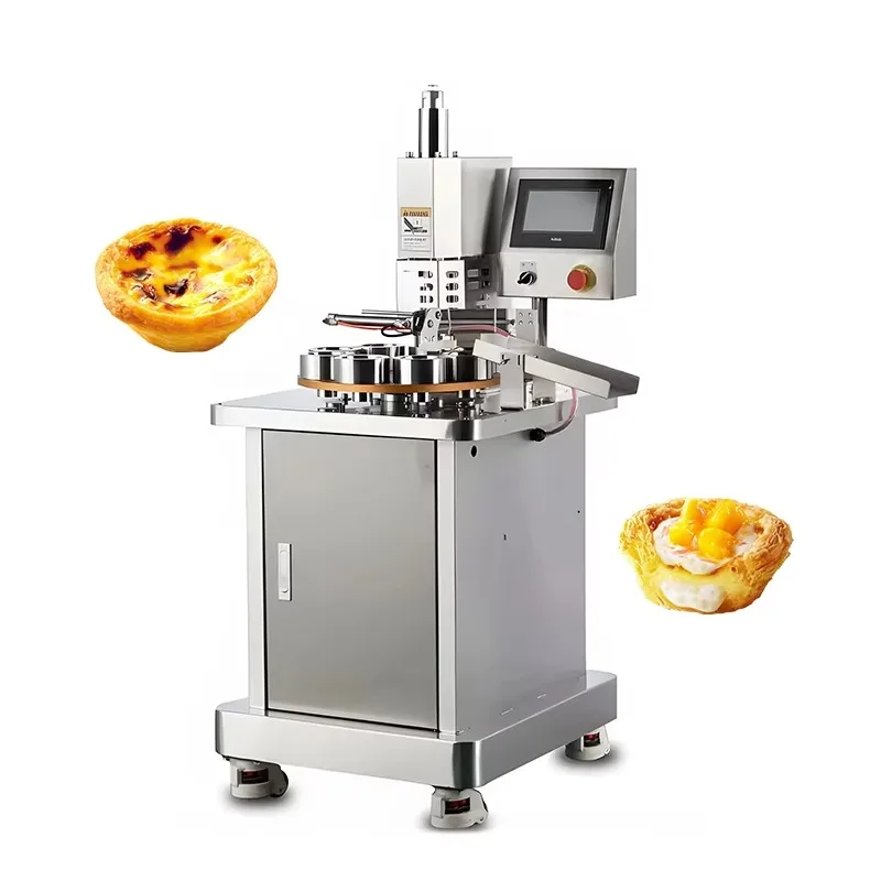 Automatic Egg Tart Molding Machine Commercial Egg Tart Forming Equipment High Efficiency Bakery Use