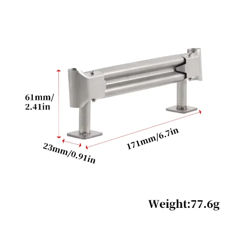 Simulation Metal Road Guardrail for 1/14 Tractor Trailer Truck 1/18 1/24 SCX24 TRX4M 1/10 Car On-Road RC Car Upgrade Parts