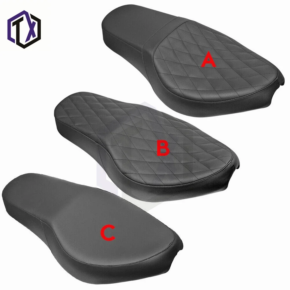 Motorcycle Black Two-Up Front Driver Rider Seat Rear Passenger for HODNA Rebel CM300 CM500 CMX300 CMX500