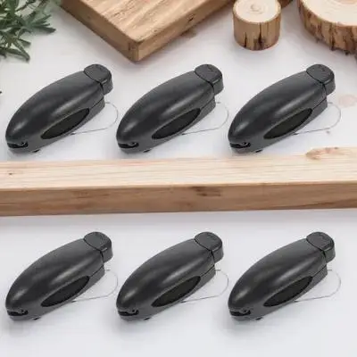 

6pcs Car Sun Visor Glasses Holder Durable Auto Sunglasses Mount Clips For Vehicle Easy Access Storage Car Accessories
