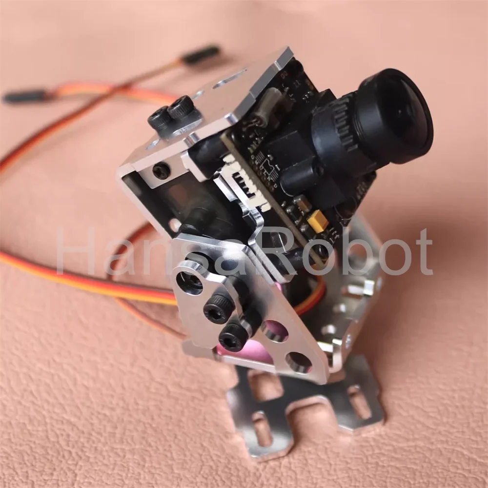 Metal Pan Tilt Bracket Servo Gimbal Sky Fpv Head Chase Dual-Axis Gimbal Model Aircraft Camera Gimbal