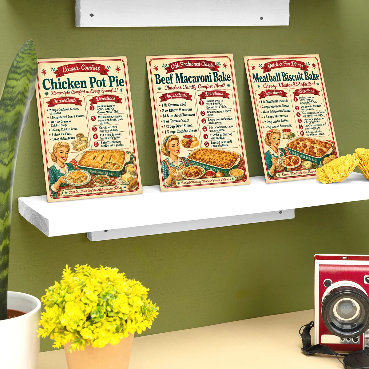 20 adet Vintage Parti Yemek Ta - Cocktail Recipe Book incelemesi ve fiyatı