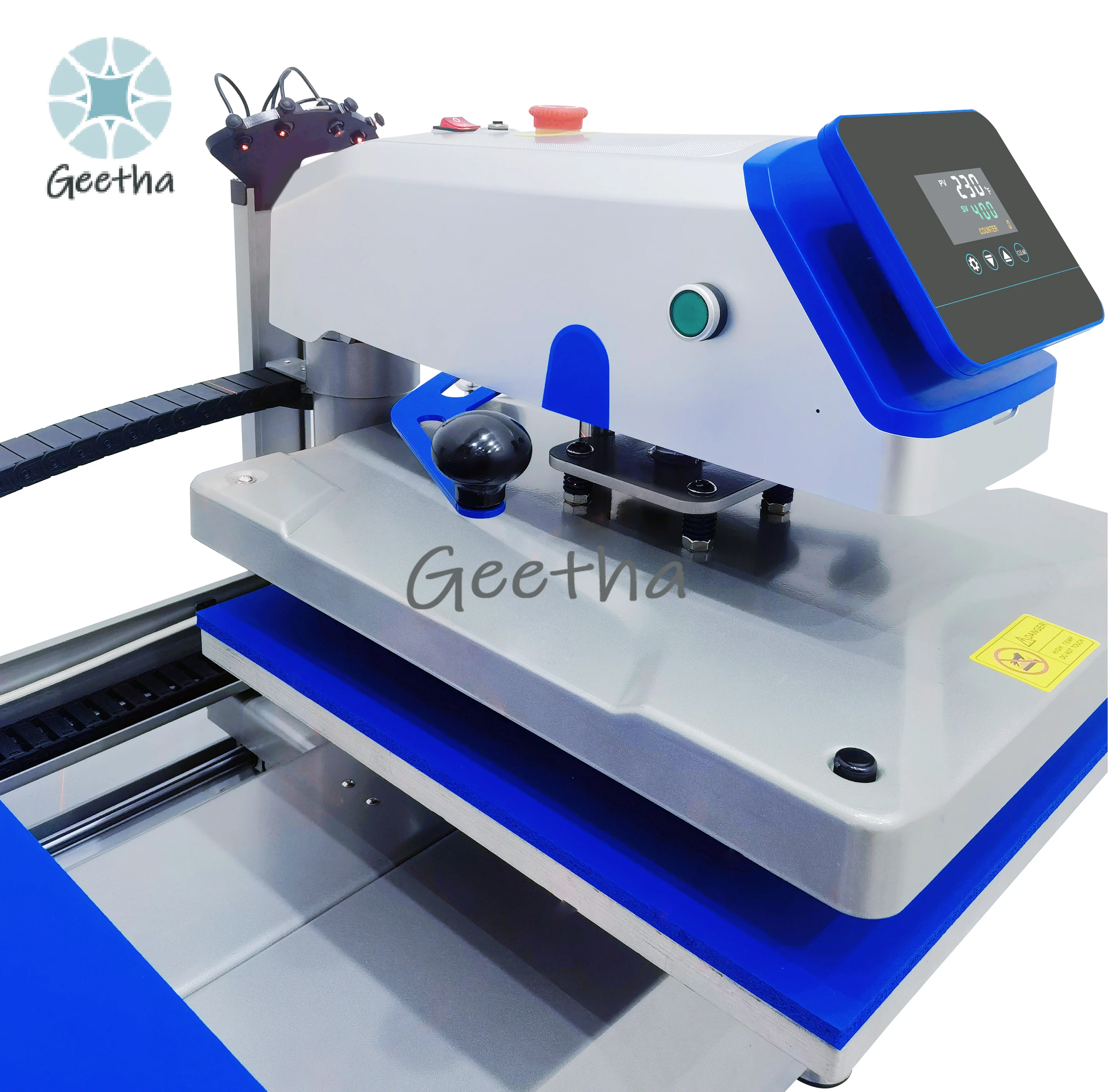 Pneumatic Double Station Sublimation Heat Press Machine for T-shirts Printing