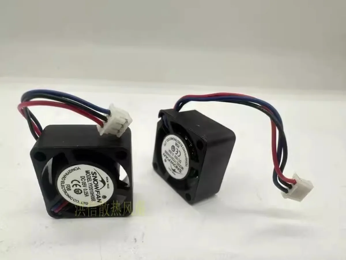 1PCS for SNOWFAN YY2010H05B DC5V 0.25A 20*20*10MM 2CM 3-Pin Silent Cooling Fan