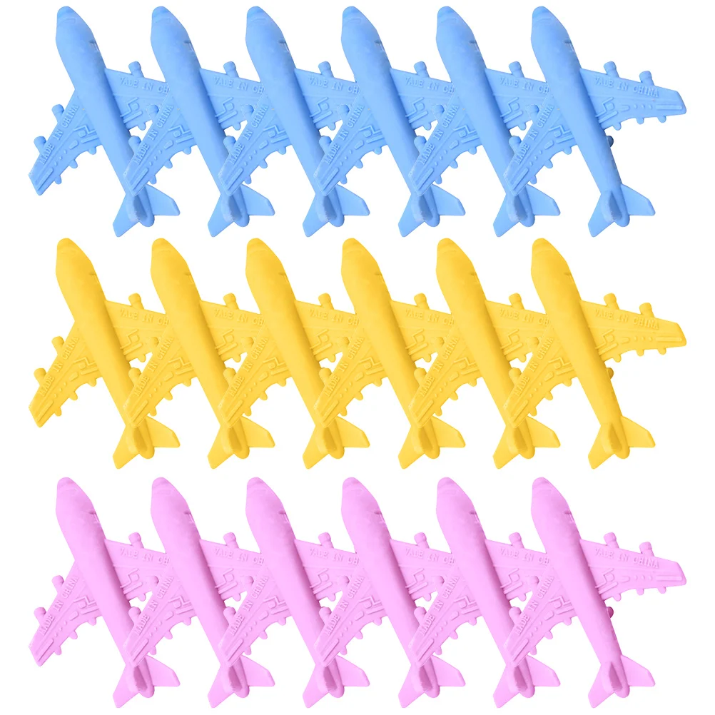 

18Pcs Airplane Erasers Cute Stationery for Students School Supplies Classroom Rewards Party Fillers Cool Erasers