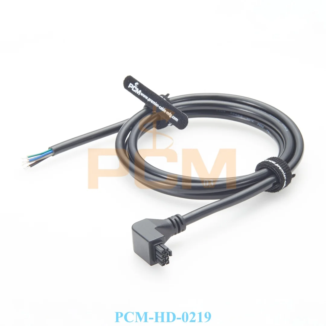 8 Pin Micro-Fit 3.0 Molex Up Down Angled female Connector to Pigtail Wire to Wire Board Dual Row Power Signal Cable Assembly