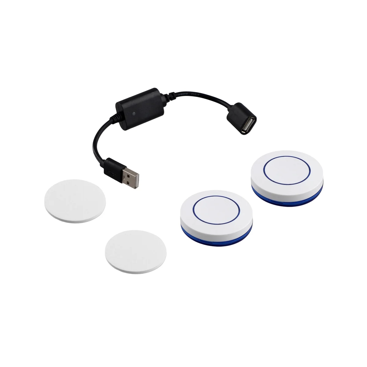 DC 5V Wireless RF Remote Control Switch Driver Power on OFF for USB LED Light Strip Reading Lamp Light Fan Toggle Model