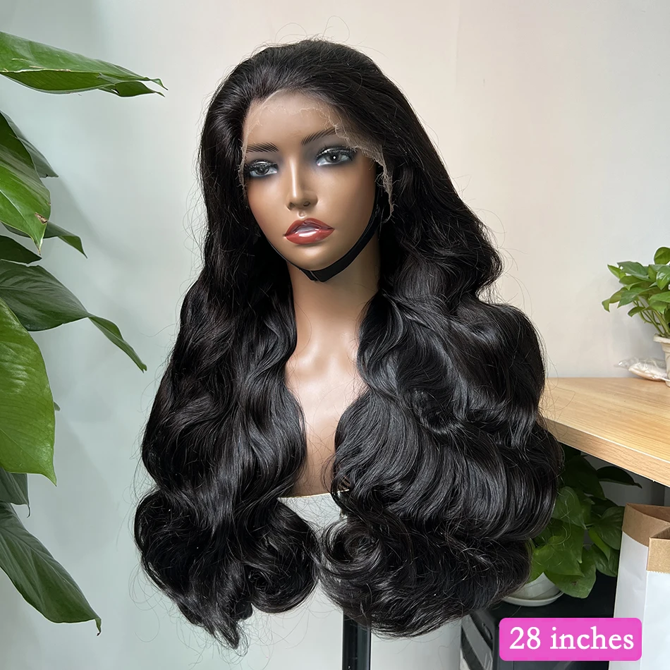 

Body Wave Super Double Drawn Human Hair Wigs HD Lace 13x4 Lace Frontal Wig 200 250% Density Vietnamese Raw Virgin Hair For Women