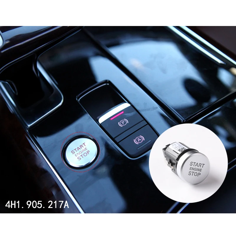 Car Keyless ONE-CLICK Start Stop Push Button Engine Ignition Switch For Audi A8(D4)