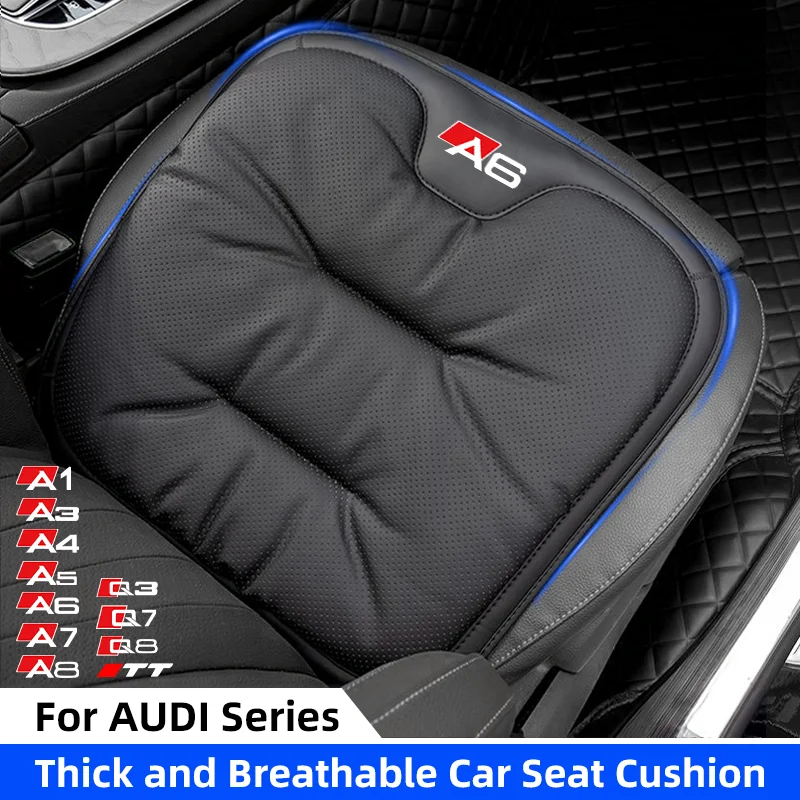 Breathable Car Seat Cover Thickened Soft Auto Front Seat Cushion for AUDI A1 A3 A4 A5 A6 A7 A8 Q3 Q7 Q8 TT Chair Protector Pad 