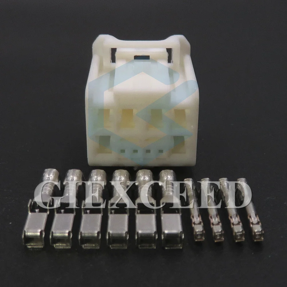 2 Sets 10 Pin Connector 0.7 2.2 Series Car Wire Harness Socket AC Assembly For Toyota Lexus Automobile Windscreen Wiper Switch