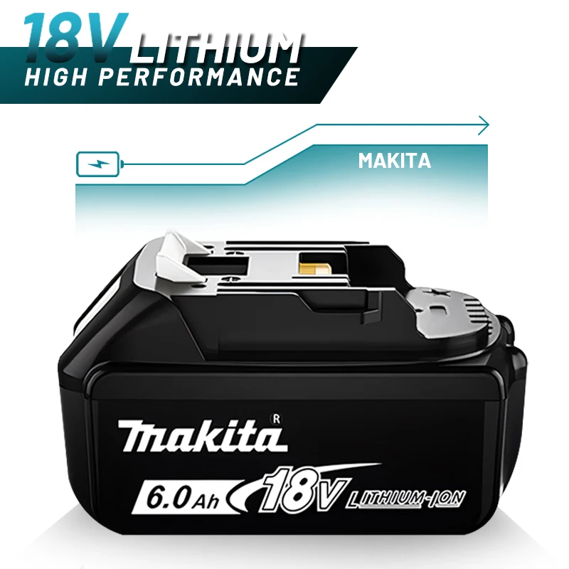 100% original Makita 18V 9.0AH rechargeable battery, suitable for BL1850 BL1850B BL1830B BL1830B BL1840 BL1840B power tools