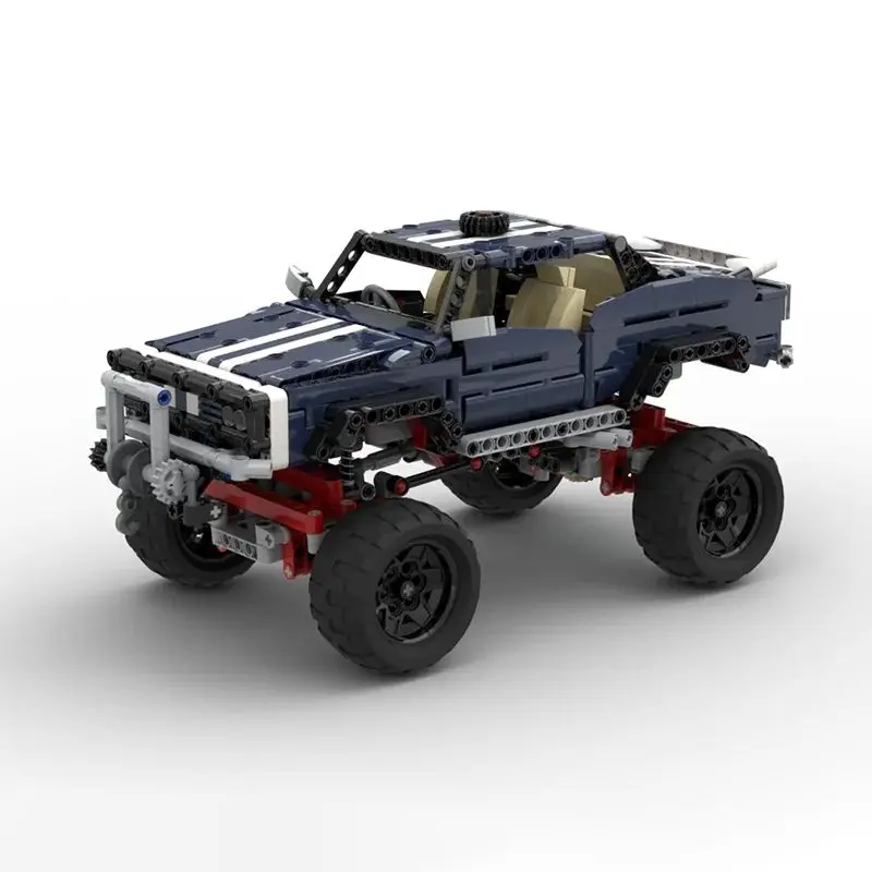 MOC Bausteine Shrunken 41999 4x4 Crawler Truck DIY Montieren Ziegel Transport Pädagogisches Kreatives Spielzeug Geschenke 1173PCS