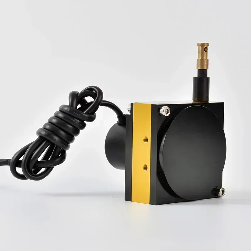 MNH200-A2-4000mm 4-20ma tipo potenciômetro misto enrolado sem fio sensor de corda de tração 10k transdutor de posição de fio de tração