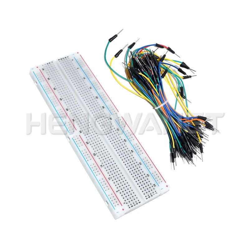 400 830 Point 65 Jumper Wires MB102 Breadboard Solderless PCB Bread Board DIY for Arduino Kit
