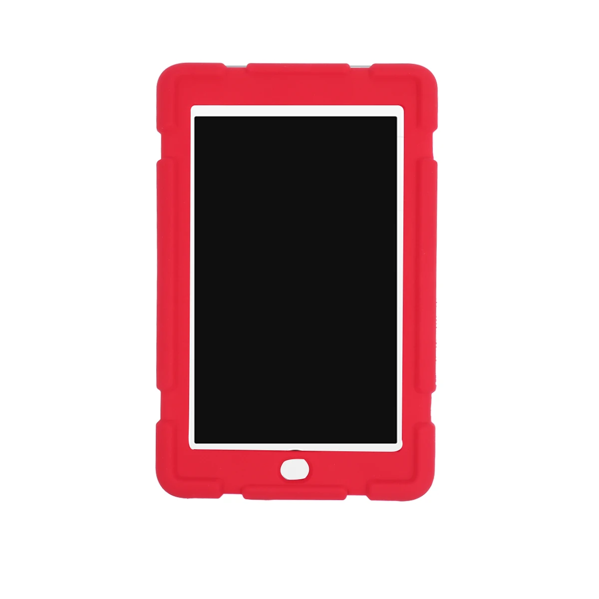 

Shockproof Silicone Hard Case for E-Book Tablet Red Hybrid Cover with Stand Function Full-Body Protection Anti-Fingerprint
