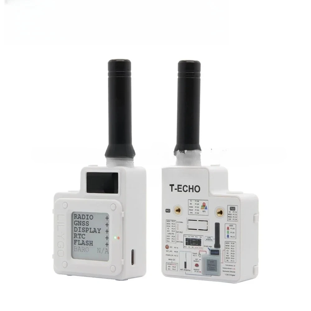 FOR LILYGO TTGO T-Echo Meshtastic LoRa SX1262 Wireless Module with GPS NFC E-Paper Display