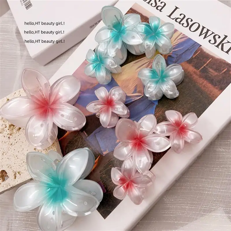 

Заколка для волос Beach Vaion Sle, фиолетовый, золотой цветок, яйцо, цветок, флуоресцентная заколка для головы, модные аксессуары для волос