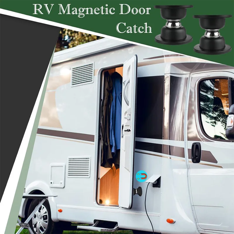 RV المغناطيسي الباب الصيد RV حامل الباب الأمتعة الباب الصيد ل مقطورة معدات التخييم موتور قارب المقصورات البضائع RV الملحقات