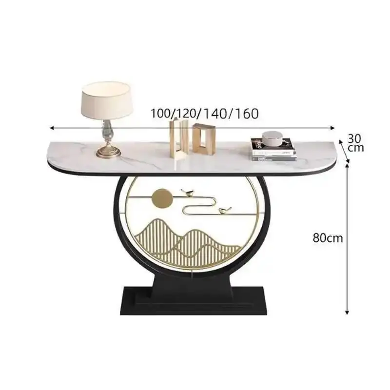 

Hallway Aestheti Trendy Console Table Beauty Glamour Marble Console Table Minimalist Design Tisch Wohnzimer Home Furniture