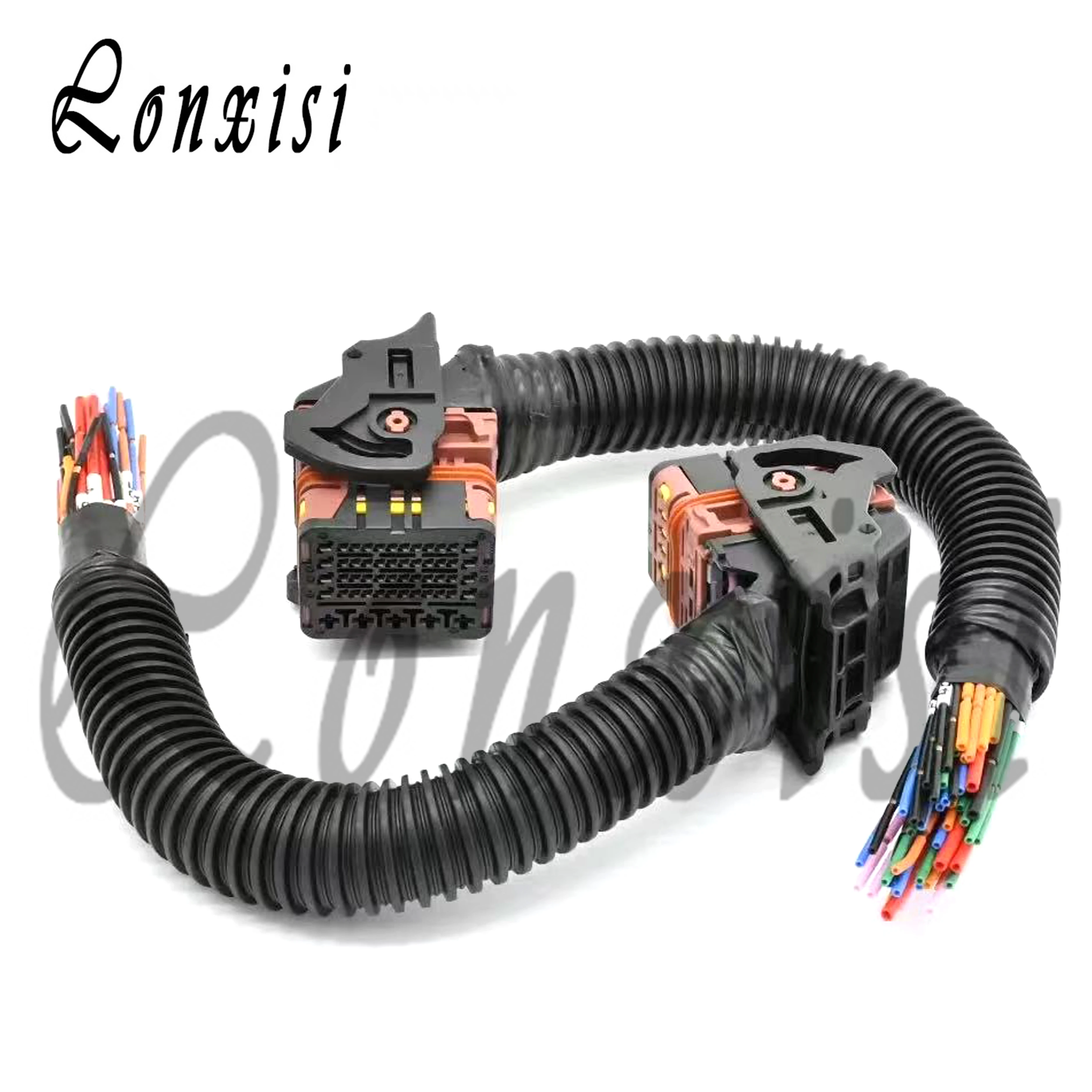 

1/5 комплектов, 53-контактный 643212019, автомобильный разъем жгута проводов 64321-2011, женская электрическая вилка для DCU EC с 53 проводамиU