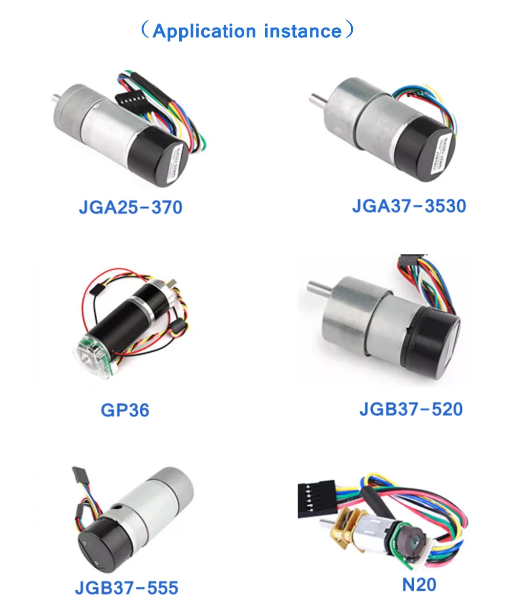 Incremental Encoder 12/13/16CPR Hall Speed Encoder DIY DC motor with protective cover