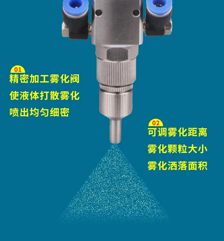 MY-3510 Dispensing Valve, High Precision Quantitative Glue Liquid Spray Valve, Adjustable Pneumatic Painting Tool