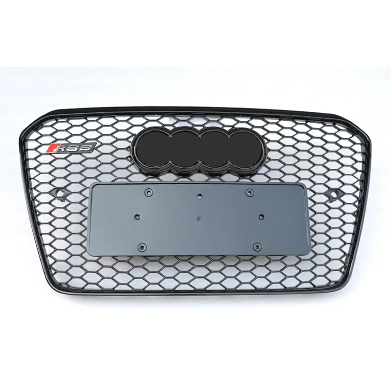 

Suitable for 08-16 Audi A5 modified S5 RS5 front bar surrounded honeycomb middle mesh fog lampshade 131415A5