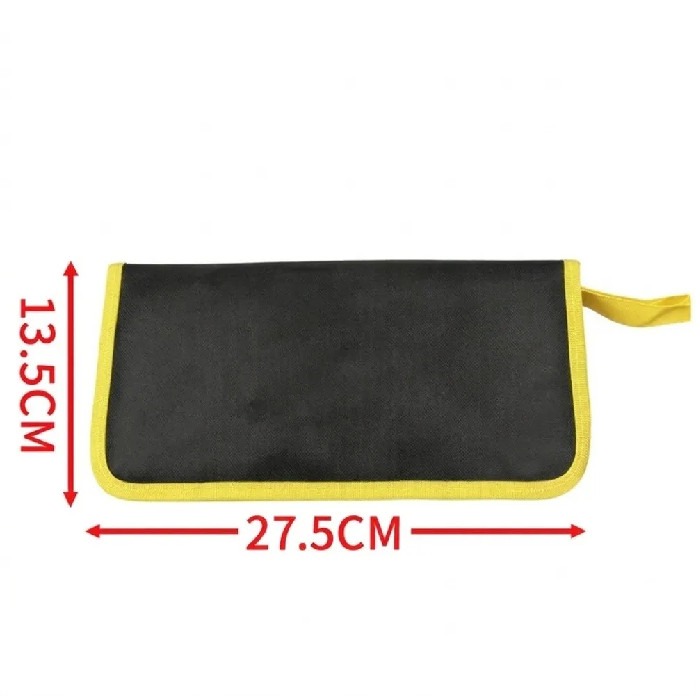 6-Piece Car Trim Removal Tool Kit for V-Type and U-Type Plastic Clips Steel Construction with Rubber Handling and Hanging Loop