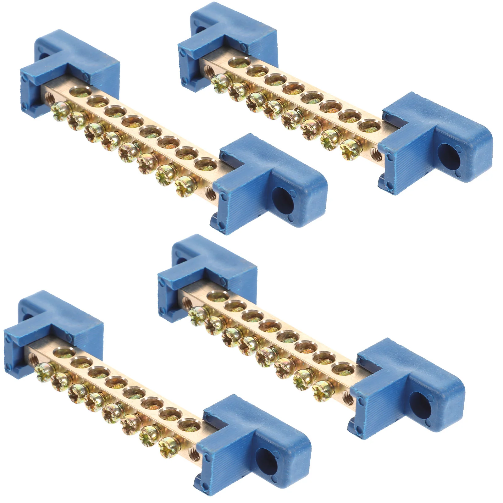 4 Pcs Fuses Copper Terminal Power Distribution Block Car Strips The Fence for Boating Bus Bar