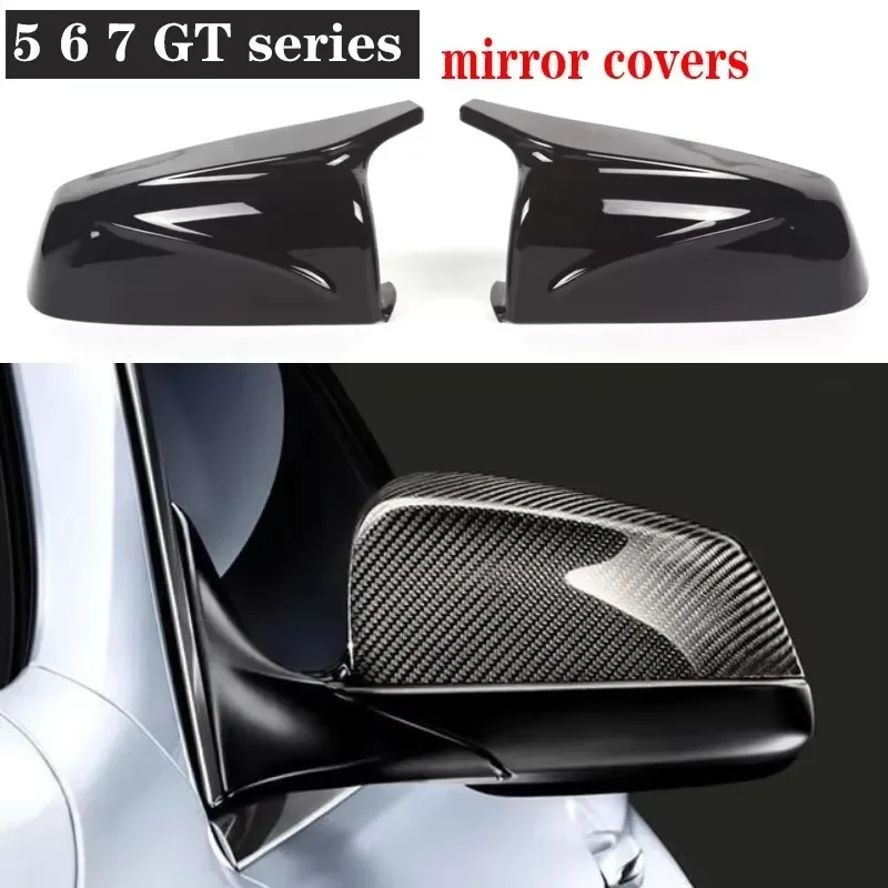 

For BMW 5 6 7 series F10 F12 E60 F13 F06 F01 F02 Upgrade Shells Rearview Cap Carbon fiber rear view mirror case cover body kit