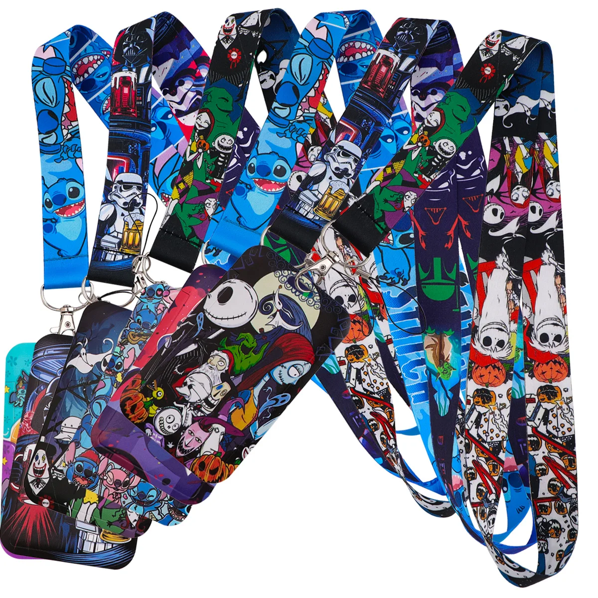 

Kawaii синий монстр мультяшные ремешки для ключей инопланетянин фильм шейный ремешок для брелка держатель карты DIY подвесная веревка аксессуары для телефонов