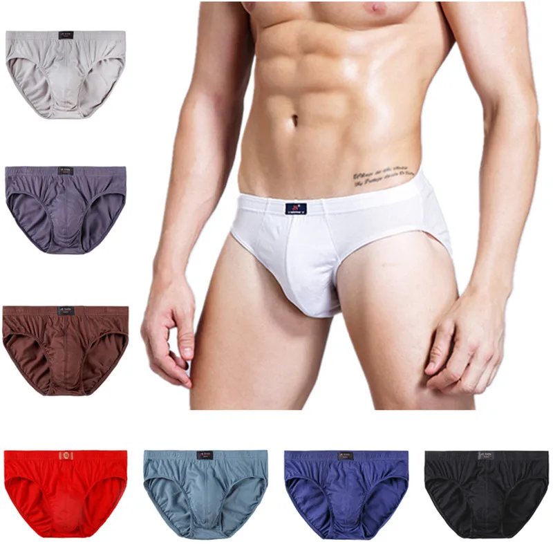 Men Big Size Briefs Underwear Panties Cotton Breathable Shorts Underpants Solid Undies Print Lingerie XL 2XL 3XL 4XL 5XL 6XL 7XL