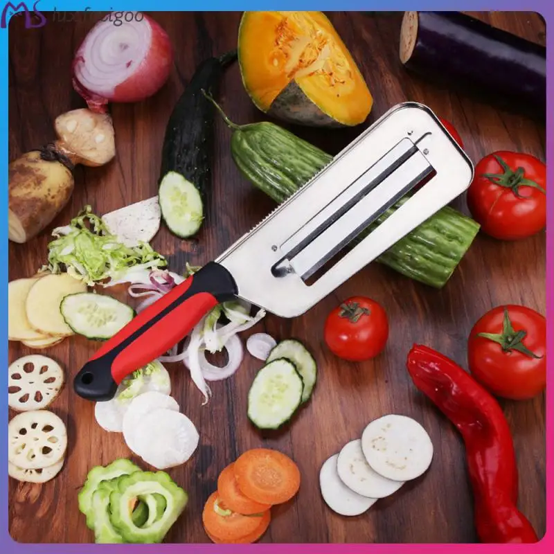 Cabbage Slicer Onion Slicer Knife Double Slice Blade Vegetable Slicer Slicing Kitchen Knife Fish Scale Cleaner Knive