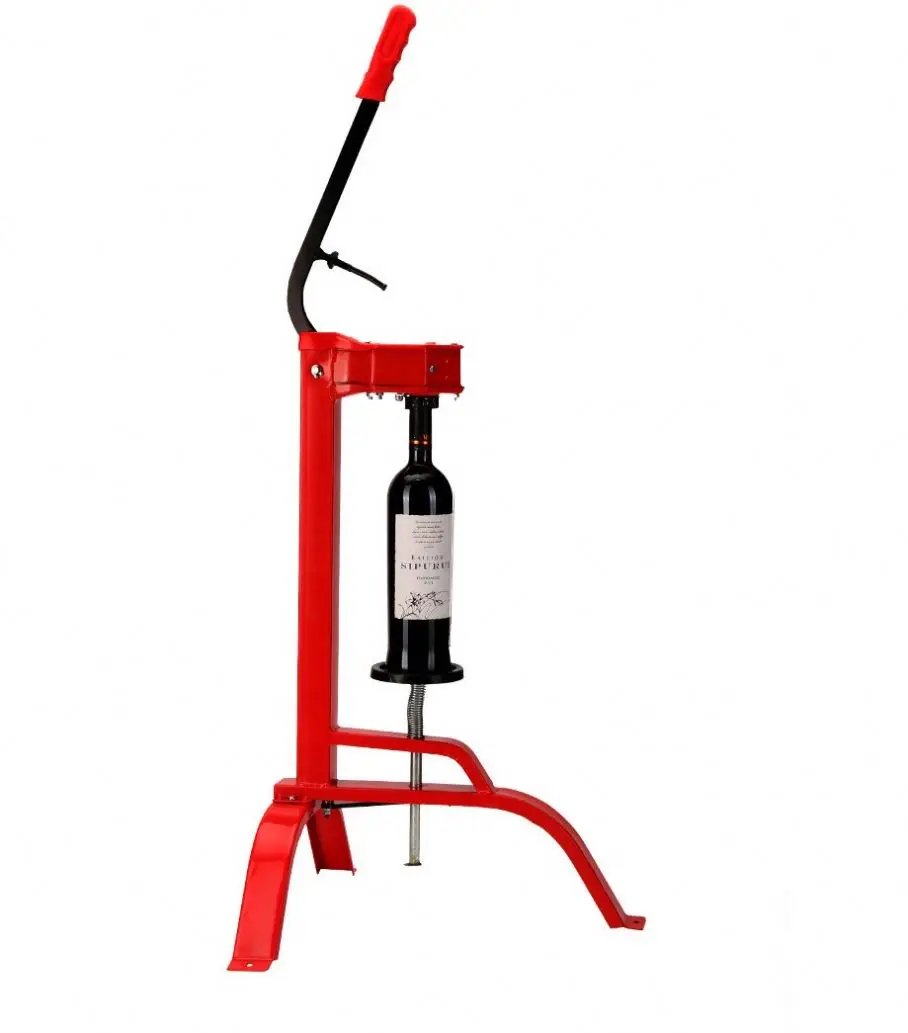 ماكينة ضغط الفلين اليدوية المحمولة من TEBAK ماكينة تغطية زجاجات النبيذ