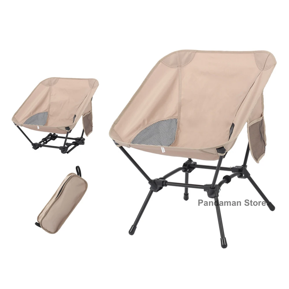 Square Structure Beach Fishing Stool Convenient Four Corners Camping Folding Chair Moon chair