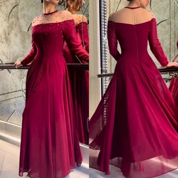 Customized Jiayigong s Button Beading Cocktail Party Ball Gown O-Neck Bespoke Occasion  Midi Dresses