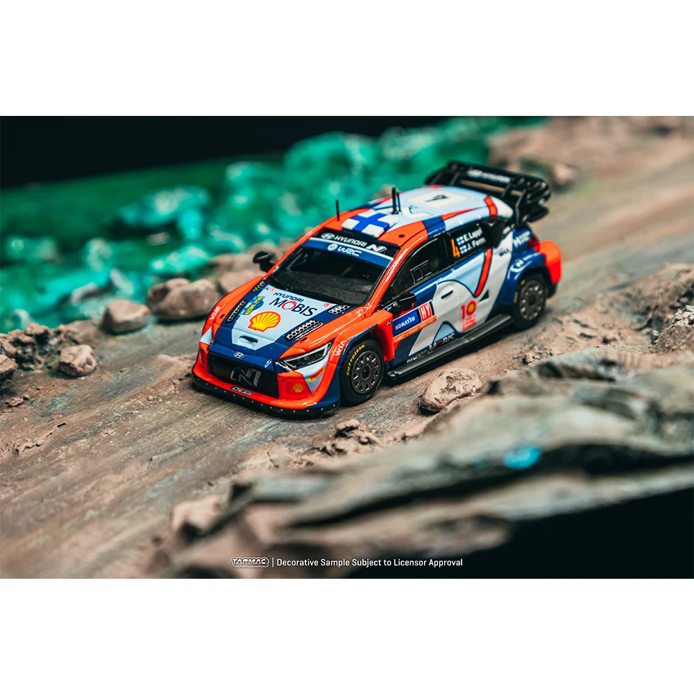 ما قبل البيع TW 1/64 دييكاست نموذج سيارة هيونداي i20 N Rally1 الهجين رالي السويد 2024 الفائز عالية الأداء طبعة محدودة هدية #4