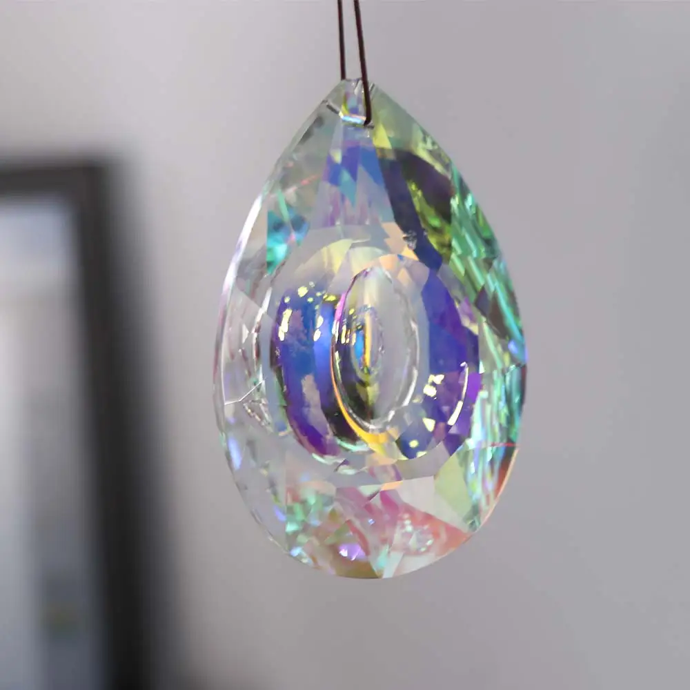 Creative AB Color Home Decor Rainbow Makers Wedding Window Decor Delicate Gift Car Pendant Crystal Pendant Sun Catcher