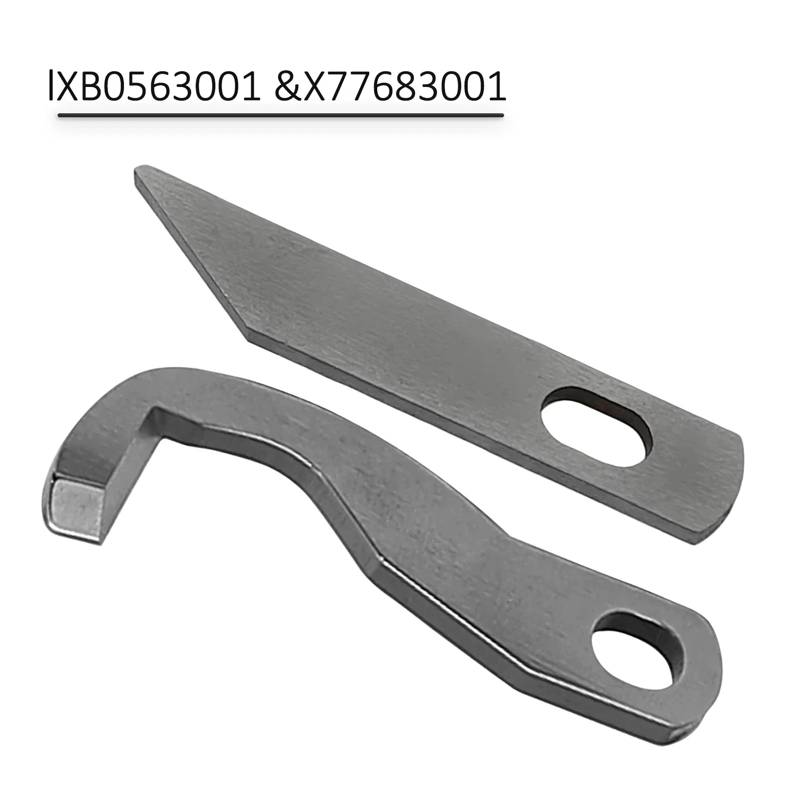 1/2 Piezas Cuchilla Superior e Inferior para Overlock XB0563001 X77683001 para Máquinas de Coser Brother 925D 929D 1034D 1134D, Accesorios
