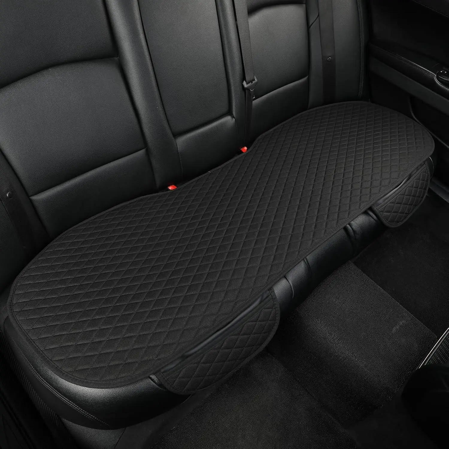 

Universal Linen Car Seat Covers, Black, Fits 90% Vehicles Including SUVs and Sedans