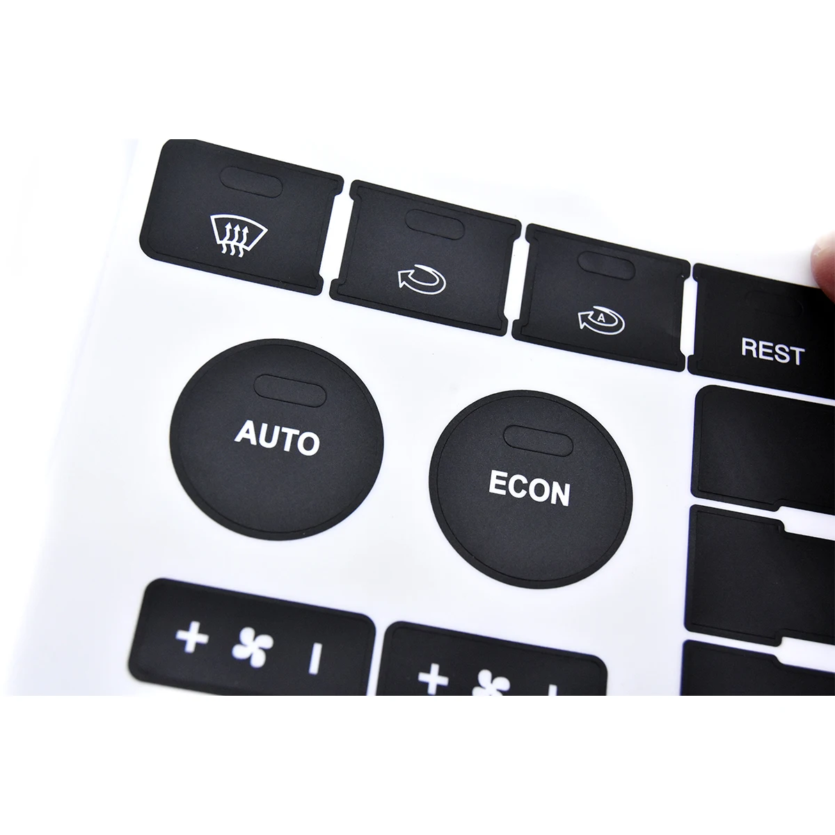 Car Stickers Car Air Condition Climate Control Button Repair Decals Sticker For VW For Volkswagen Touareg 2004-2009