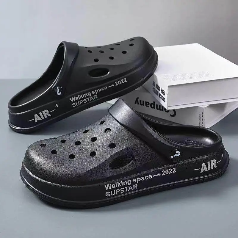 Men's 2026 New Style Anti-Slip Thick Bottom Casual Outdoor Wearable Korean Version Beach Soft Bottom Nurse Cap Toe Slippers