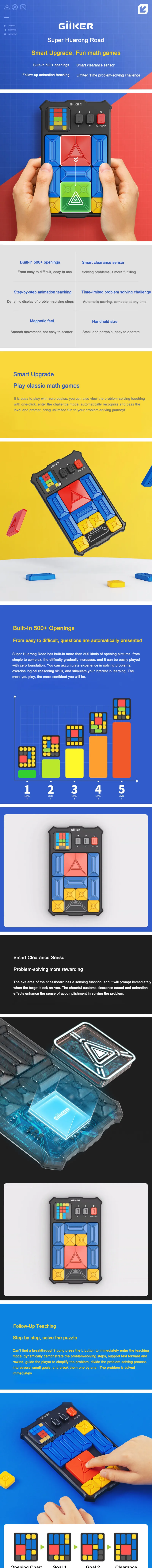 Giiker Super Slide Huarong Road Smart Puzzle | 500+ Levels Gehirntraining-Spielzeug für Kinder | Neuerscheinung 2026 – Detail 4