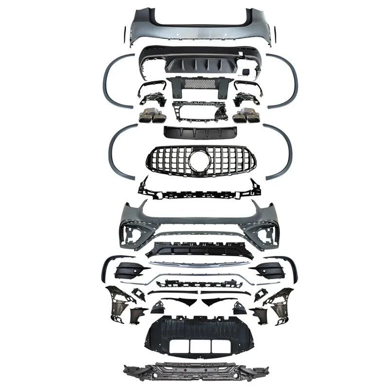

Hot Auto Accessory Front and Rear Bumper X254 GLC Regular Edition Upgraded GLC63 Body Kit