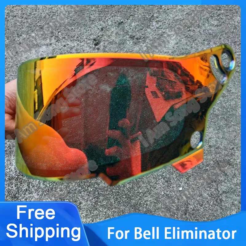 Eliminator หมวกกันน็อครถจักรยานยนต์ Visor เลนส์สําหรับ Bell Eliminator เปลี่ยน Anti-UV Anti-Scratch ป้องกันฝุ่นกระจกหมวกกันน็อกอุปกรณ์เสริม