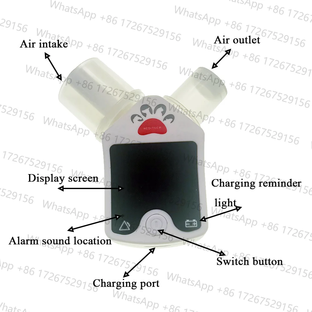 New Professional Pet Cat Dog Apnea Sensor Alarm Monitor Visual Chargeable Countable Monitor Prime Indicator Safe Respiratory