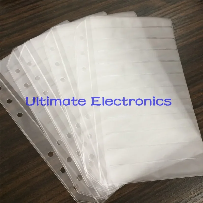 100pcs/lot Empty pages For components sample book 0402/0603/0805/1206 SMD Electronic Components assorted