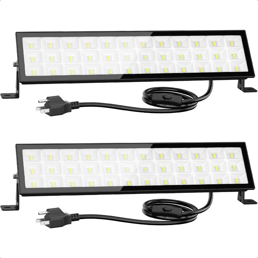 LED متجر Lights90W 10000LM متجر الإضاءة للمرآب إيه مشرق IP66 المكونات للماء في أضواء Led 6500K ضوء النهار الأبيض 2Pck العمل