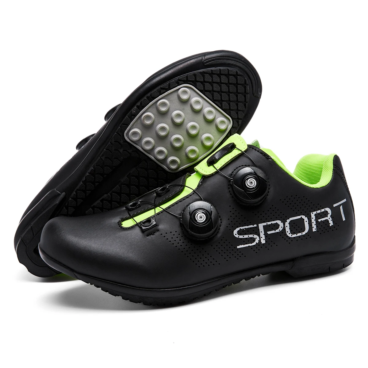 Lock-Free Cycling Shoes Flat Pedal Shoes Men Bike Cleat Sneaker MTB Bicycle Biking Women Breathable Indoor Boots